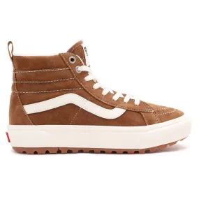 VANS Sk8-Hi MTE-1 Women's Shoes - Dachshund Brown Suede