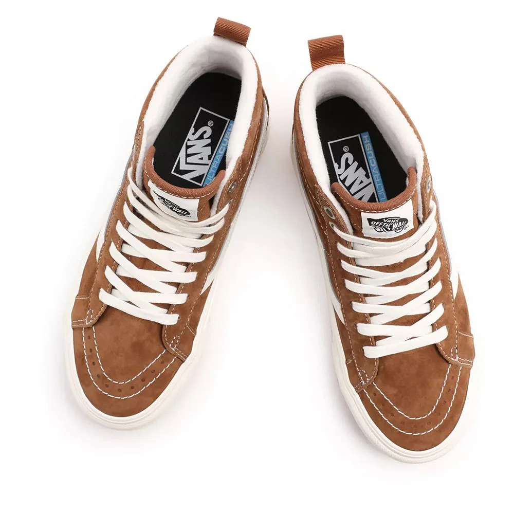 VANS Sk8-Hi MTE-1 Women's Shoes - Dachshund Brown Suede