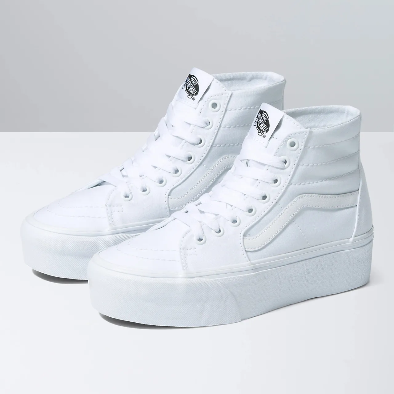 Vans Sk8-Hi Tapered Stackform - Canvas True White