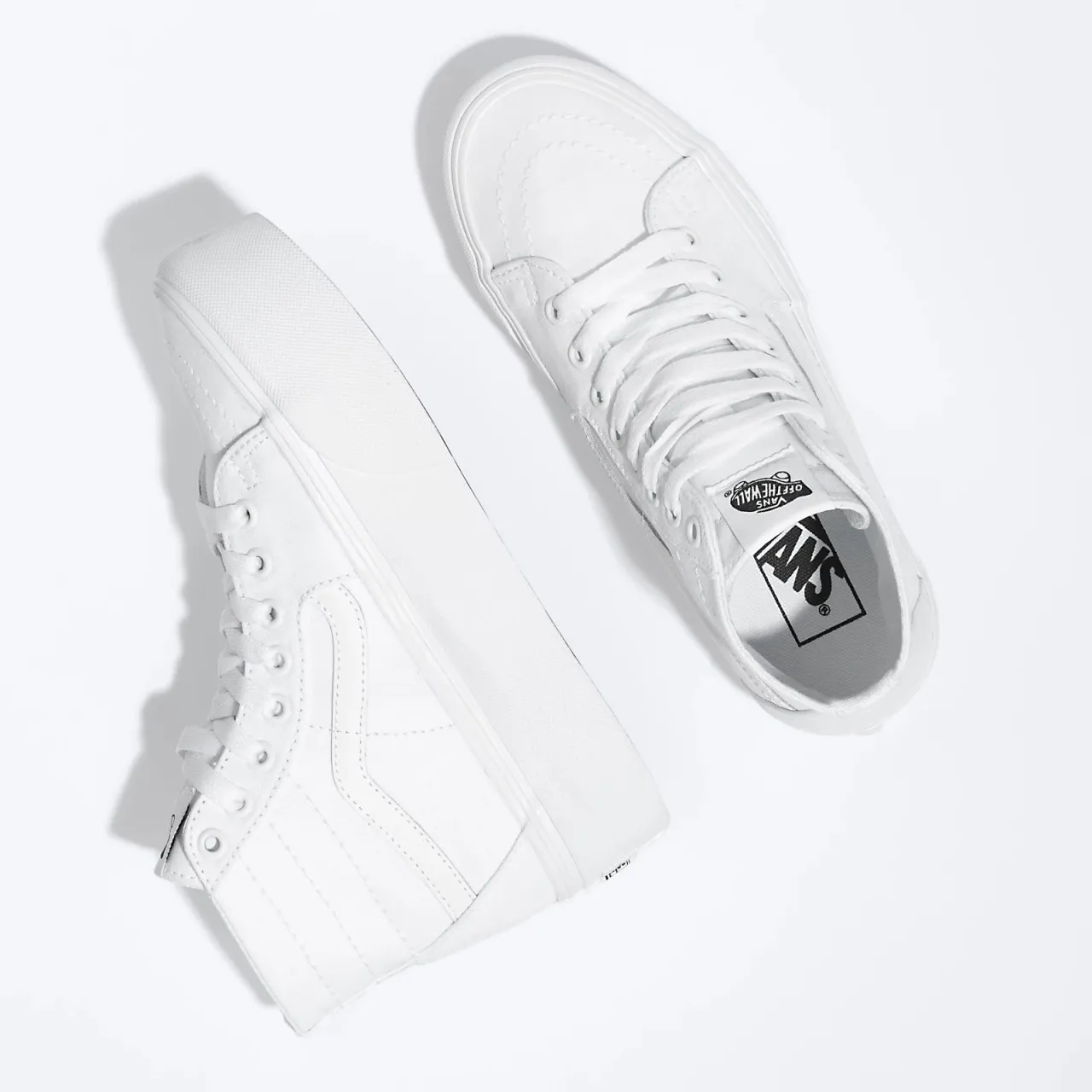 Vans Sk8-Hi Tapered Stackform - Canvas True White