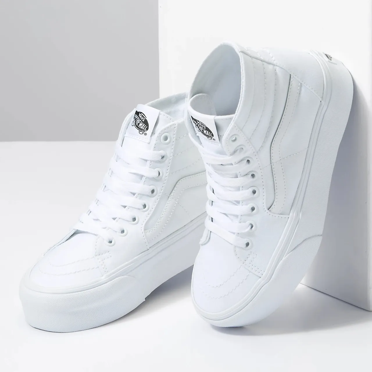 Vans Sk8-Hi Tapered Stackform - Canvas True White