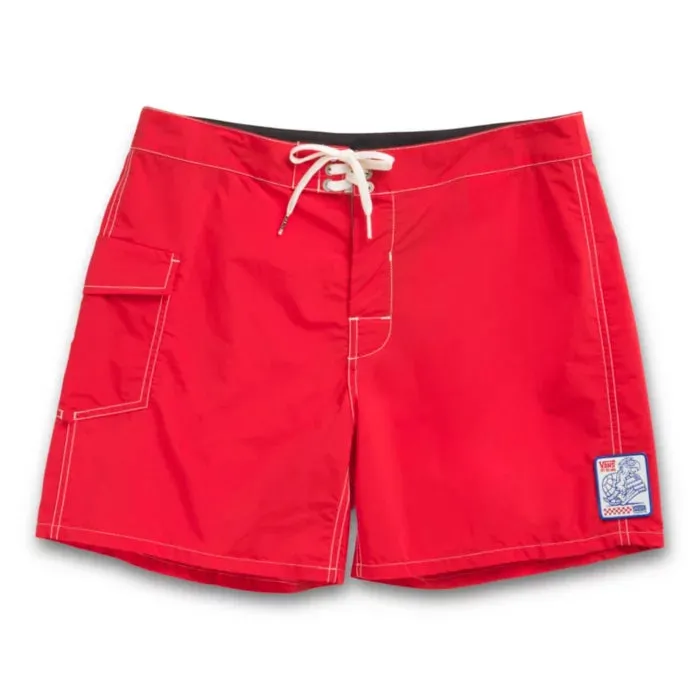 VANS X Yucca Fin Co. Limited Edition Boardshorts - Racing Red