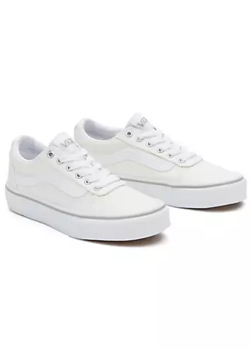 White Spring Glitter Girls Ward Trainers by Vans | Look Again