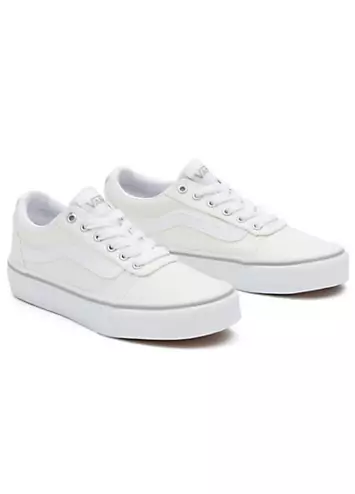 White Spring Glitter Girls Ward Trainers by Vans | Look Again