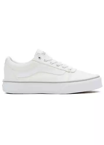 White Spring Glitter Girls Ward Trainers by Vans | Look Again