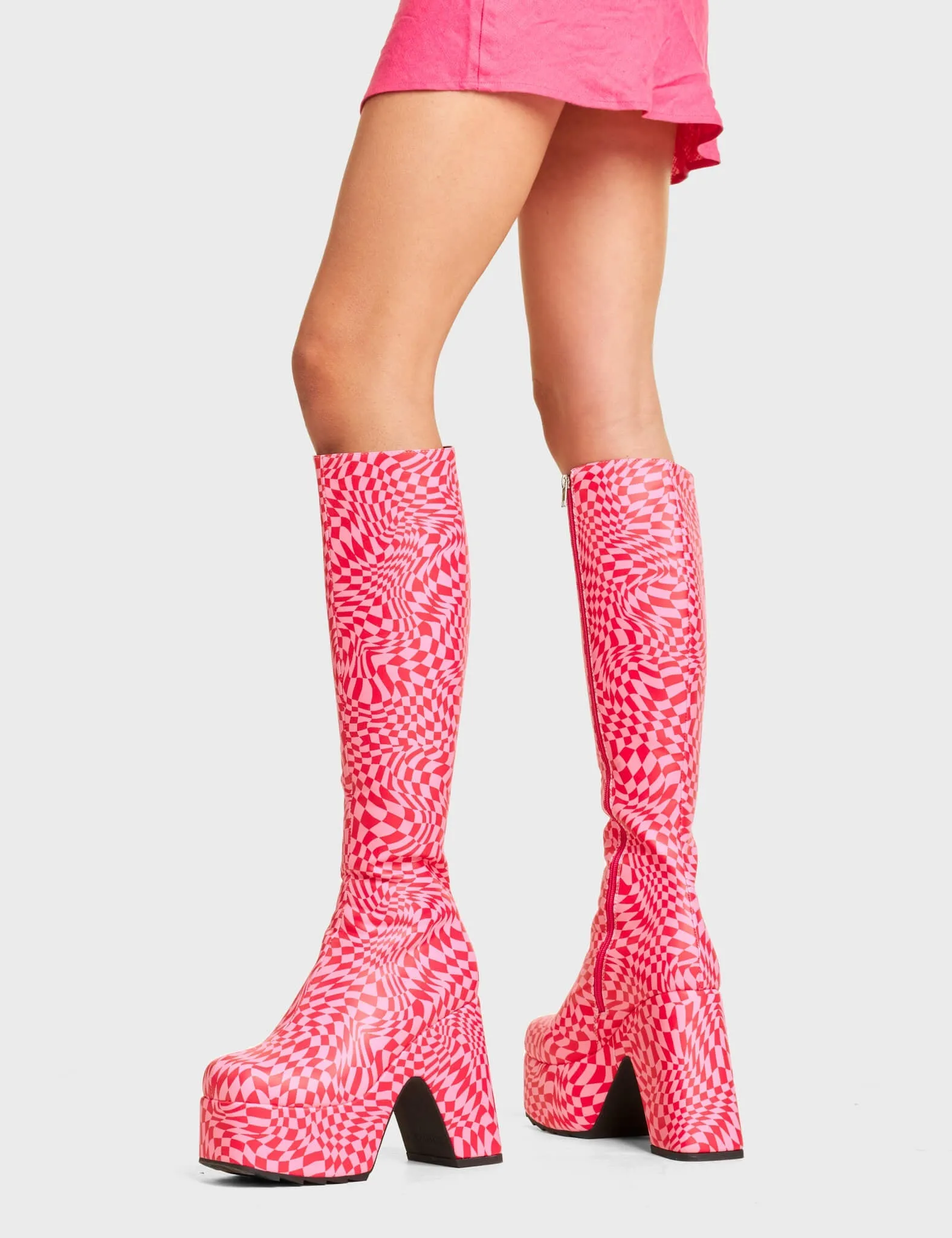 Willpower Platform Knee High Boots