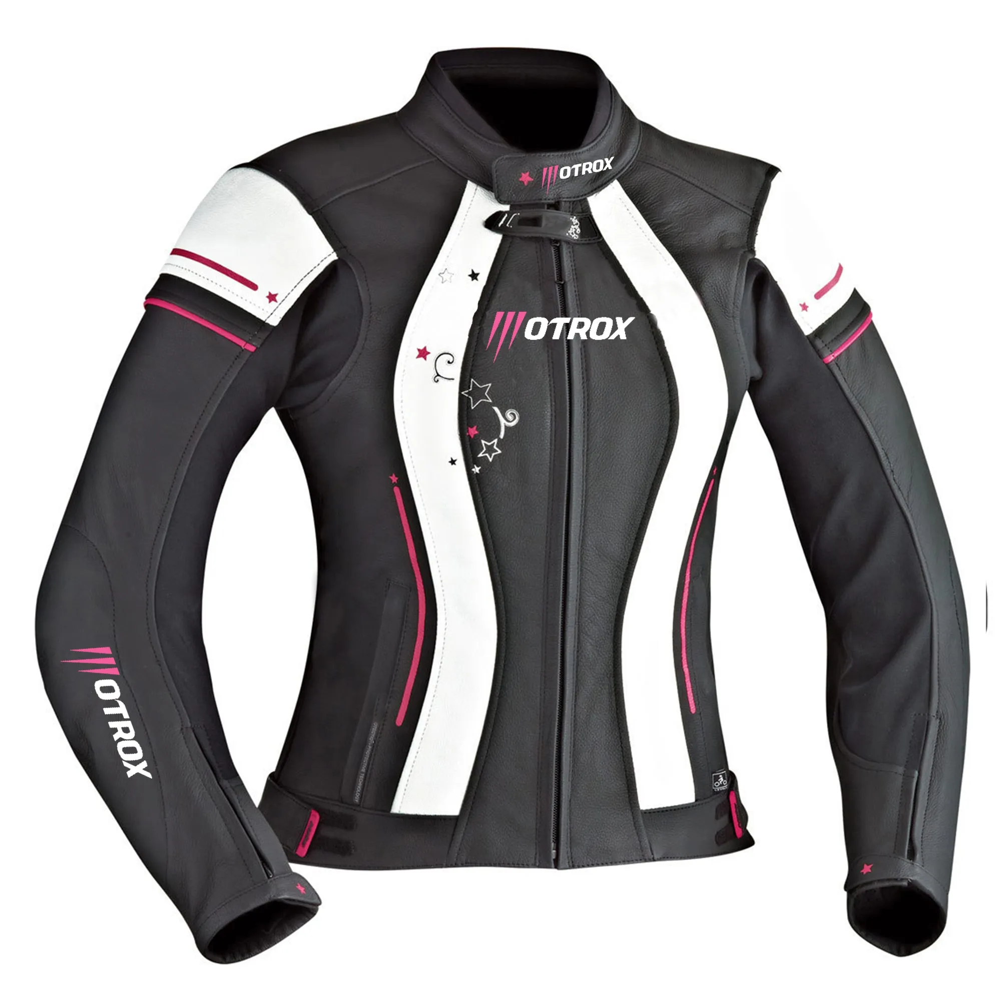 Women Lather Jacket Glamorous Biker Racing Wear 1.0