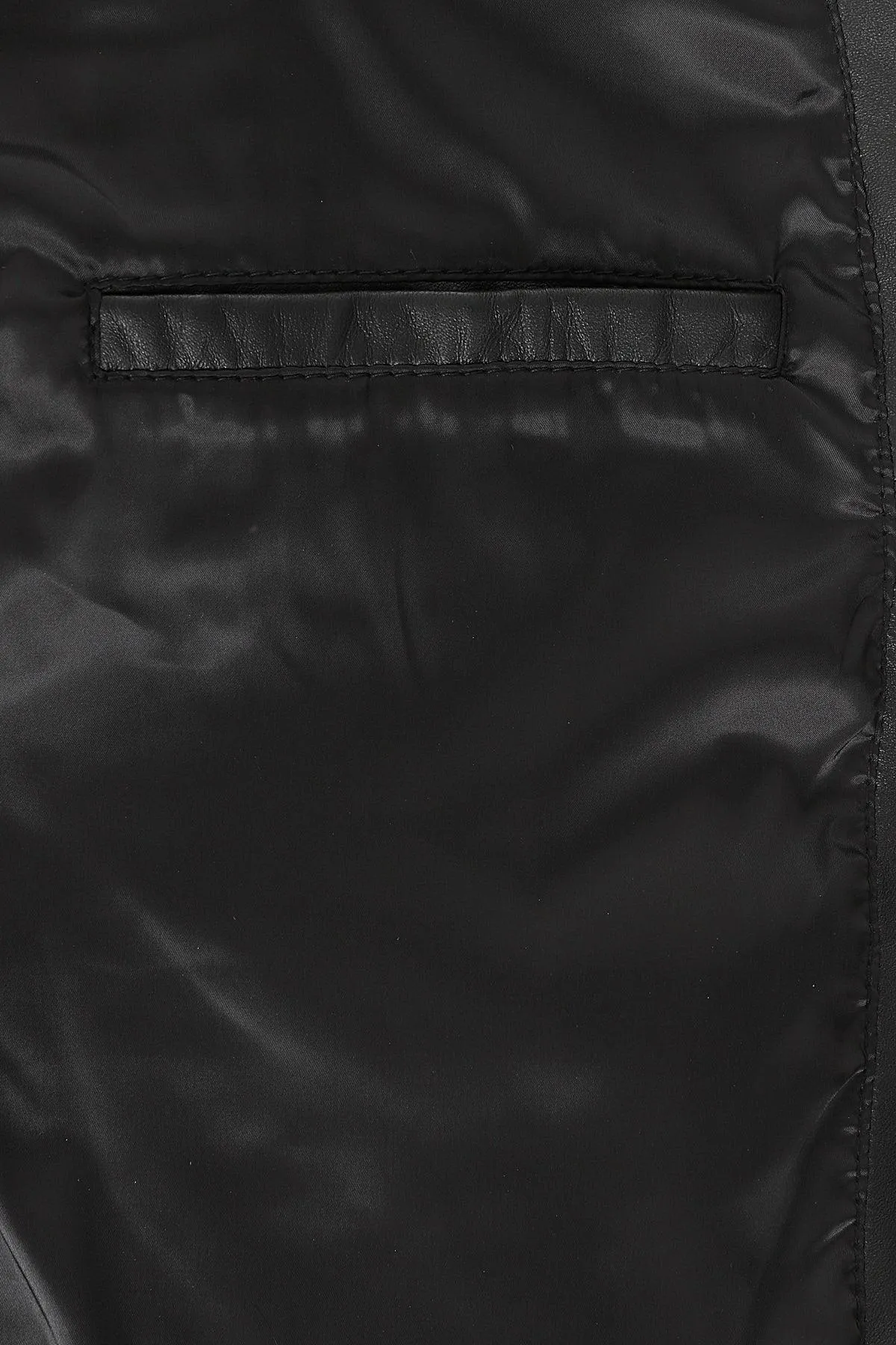 Women's Black Biker Style Genuine Leather Jacket - 'LUCY'