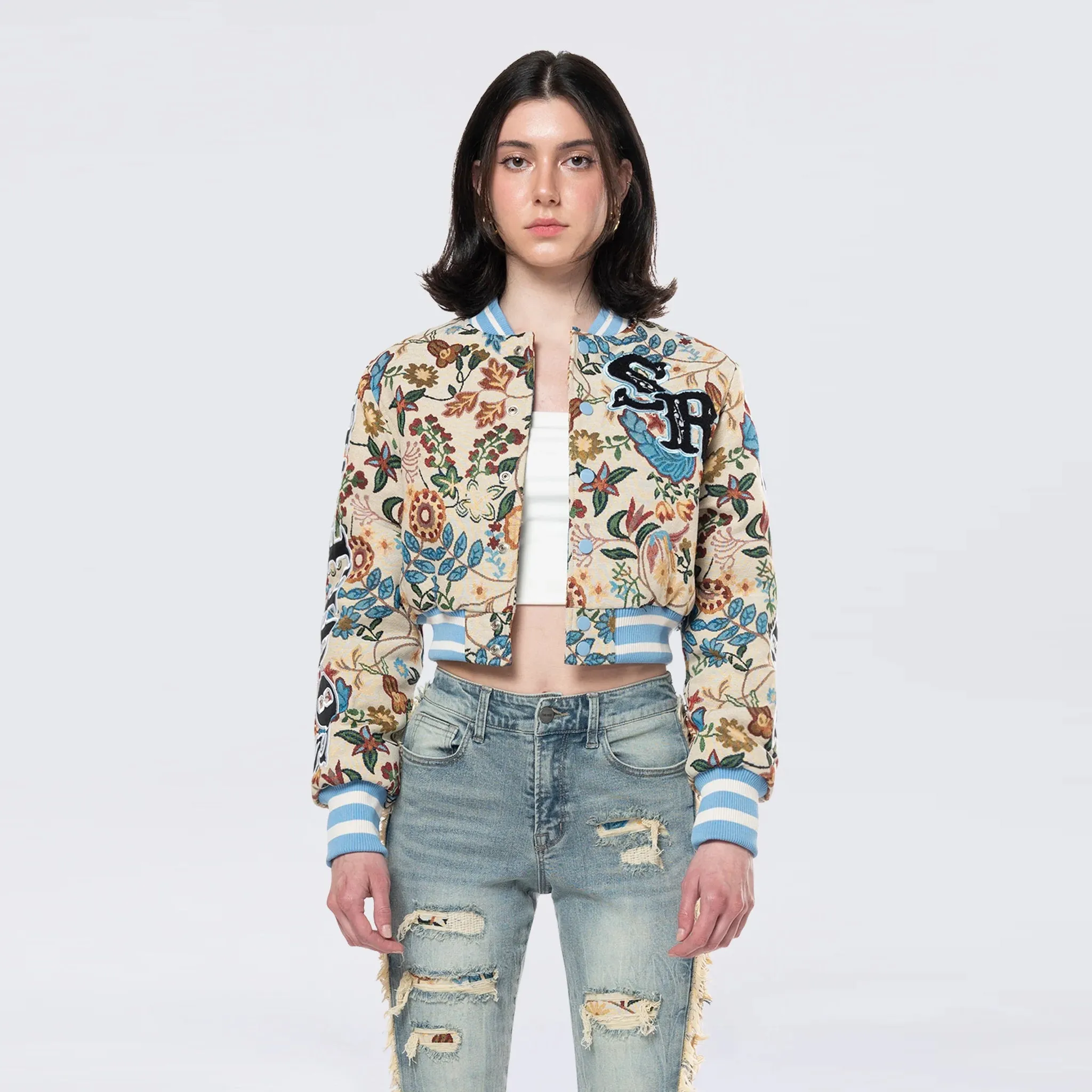 Women's Smoke Rise Tapestry Cropped Jacket Botanic