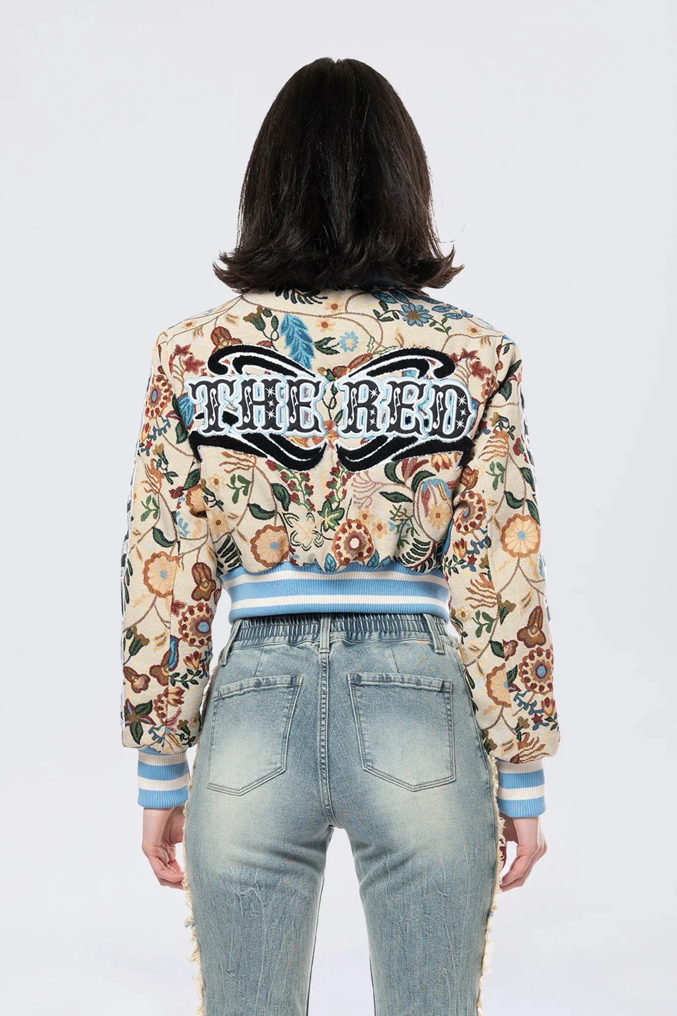 Women's Smoke Rise Tapestry Cropped Jacket Botanic