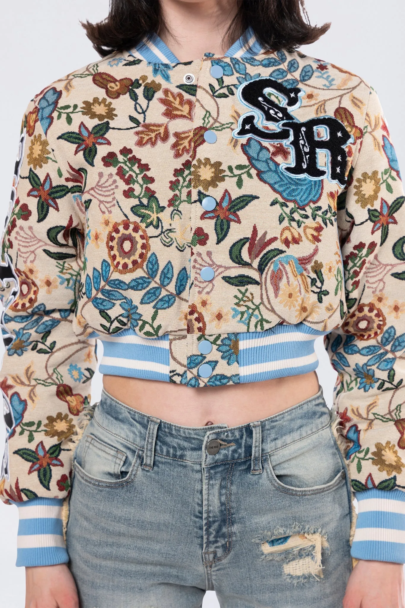 Women's Smoke Rise Tapestry Cropped Jacket Botanic