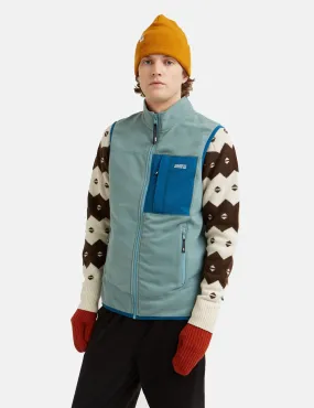 Wood Wood Olaf Fleece Vest - Turquoise