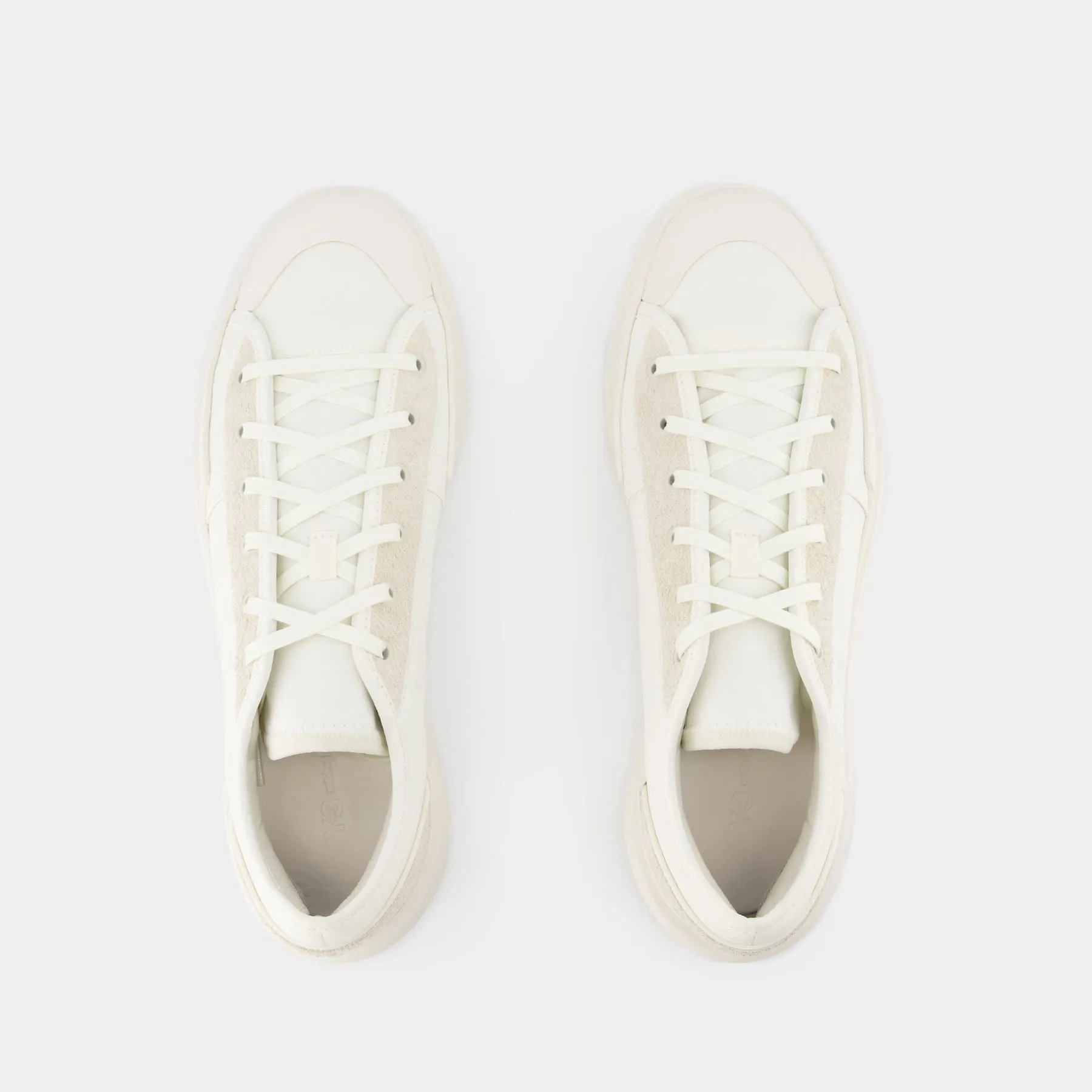 Y-3  Ajatu Court Low Sneakers - Y-3 - Off-White - Leather