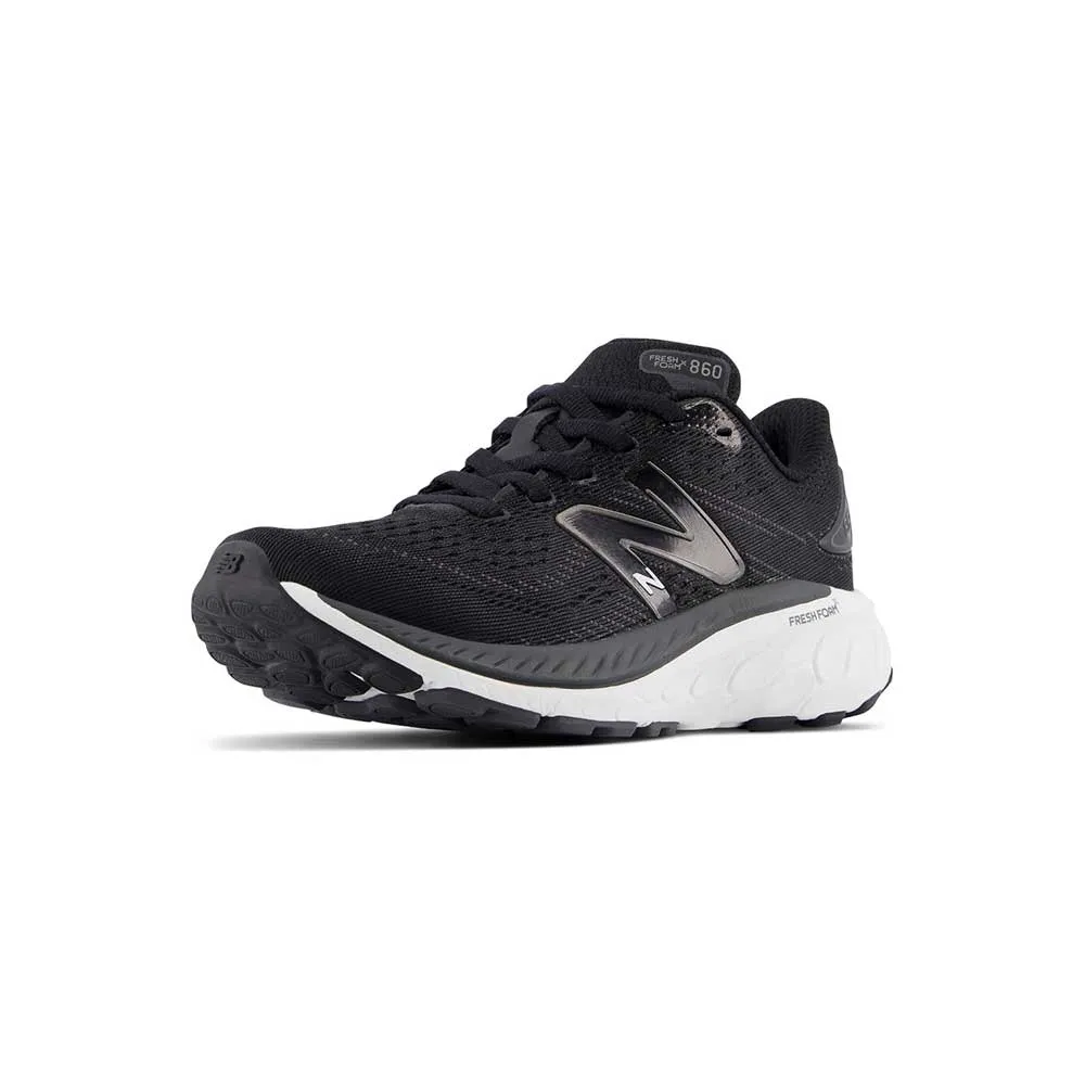 Youth Little Kids'  Fresh Foam X 860v13 Running Shoe - Black/White - Wide (W)